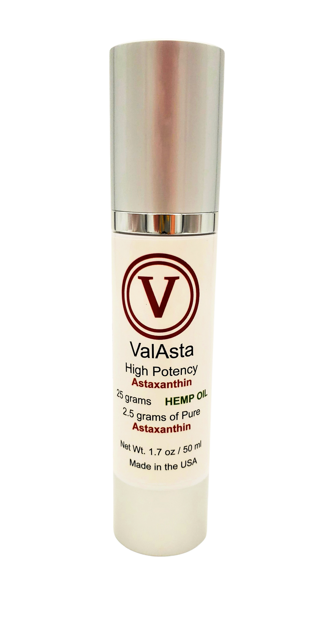 ValAsta Liquid Astaxanthin with HEMP Oil 50ML